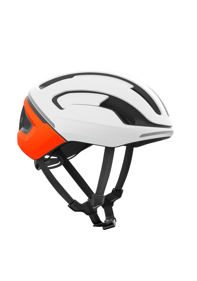 POC Omne Beacon MIPS Commute Bike Helmet Hydrogen White/Fluorescent Orange Matt