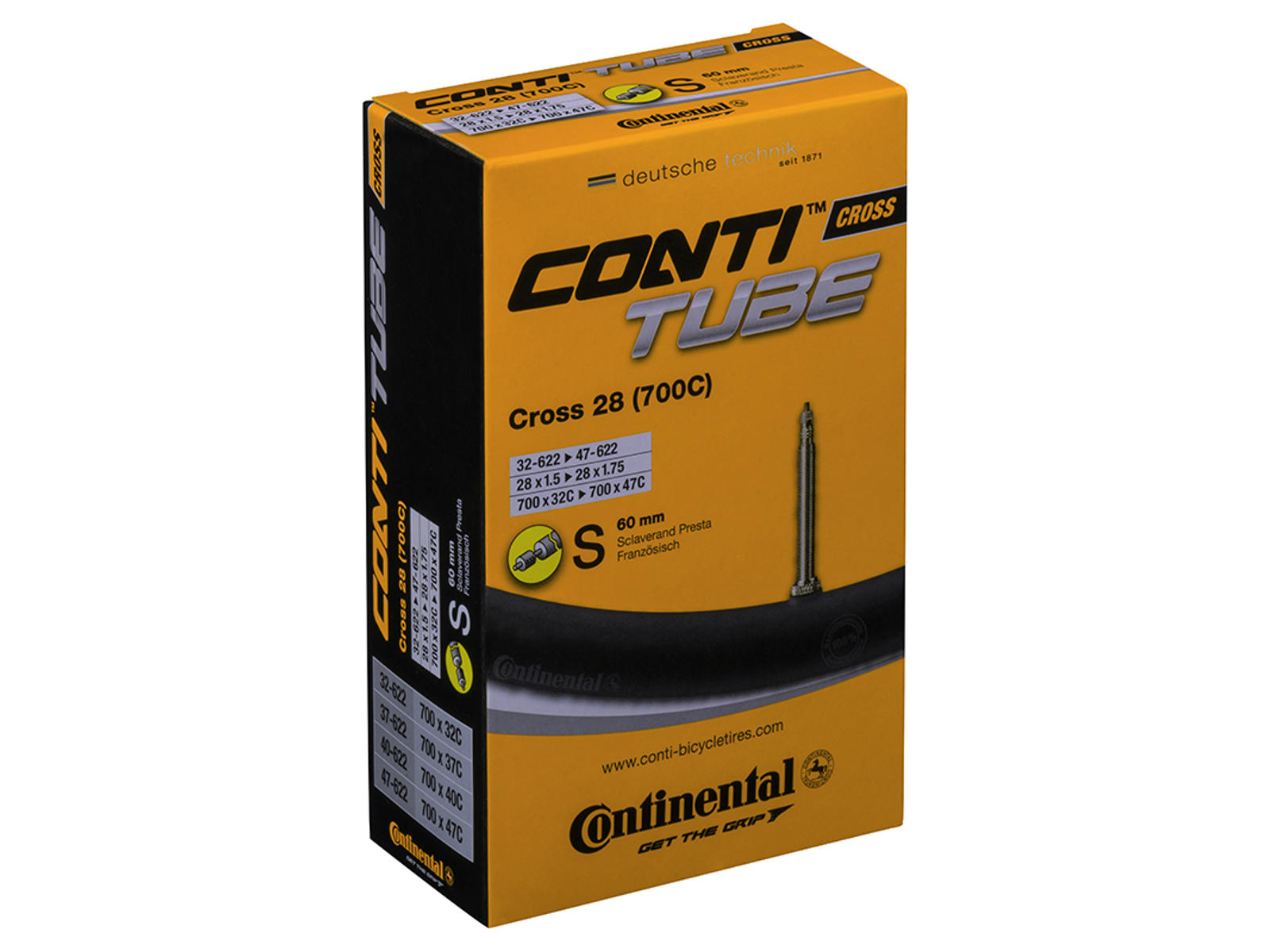 CONTINENTAL Cross Tube 700 x 32-47c