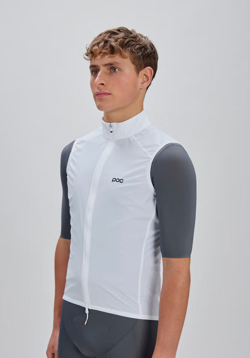 POC Men's Enthral Cycling Gilet Vest - Hydrogen White