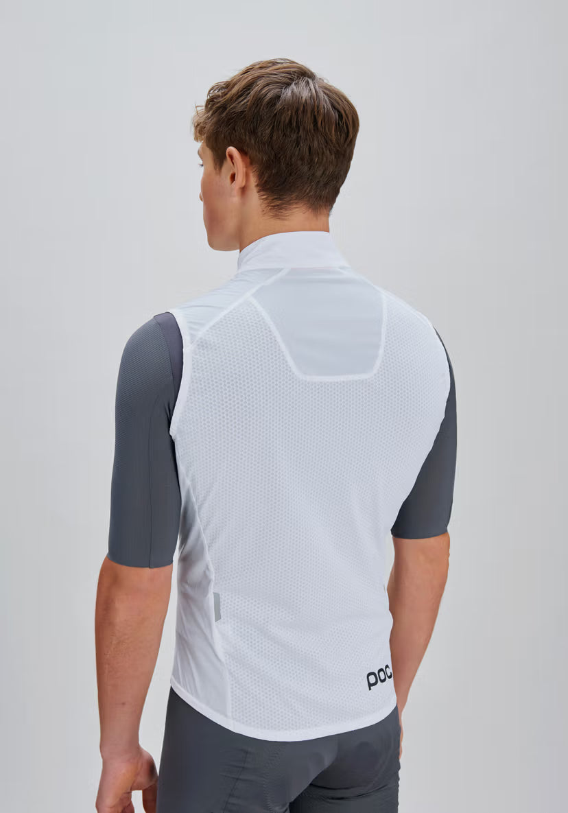POC Men's Enthral Cycling Gilet Vest - Hydrogen White
