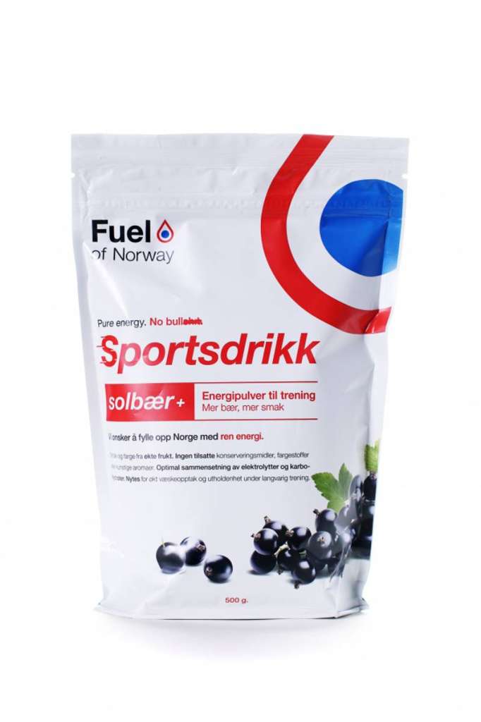 Fuel Of Norway Sportsdrikk Solbær 0,5kg