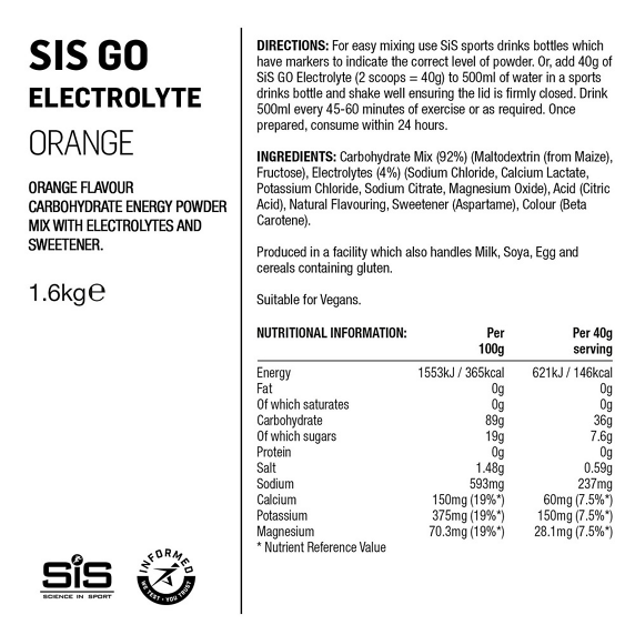 SiS Go Electrolyte 1,6kg